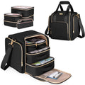 Prokva Medicine Storage Bag with 5 Removable Pouches, Pill Bottle Organizer Bag with Shoulder Strap, Large Medication Travel Bag