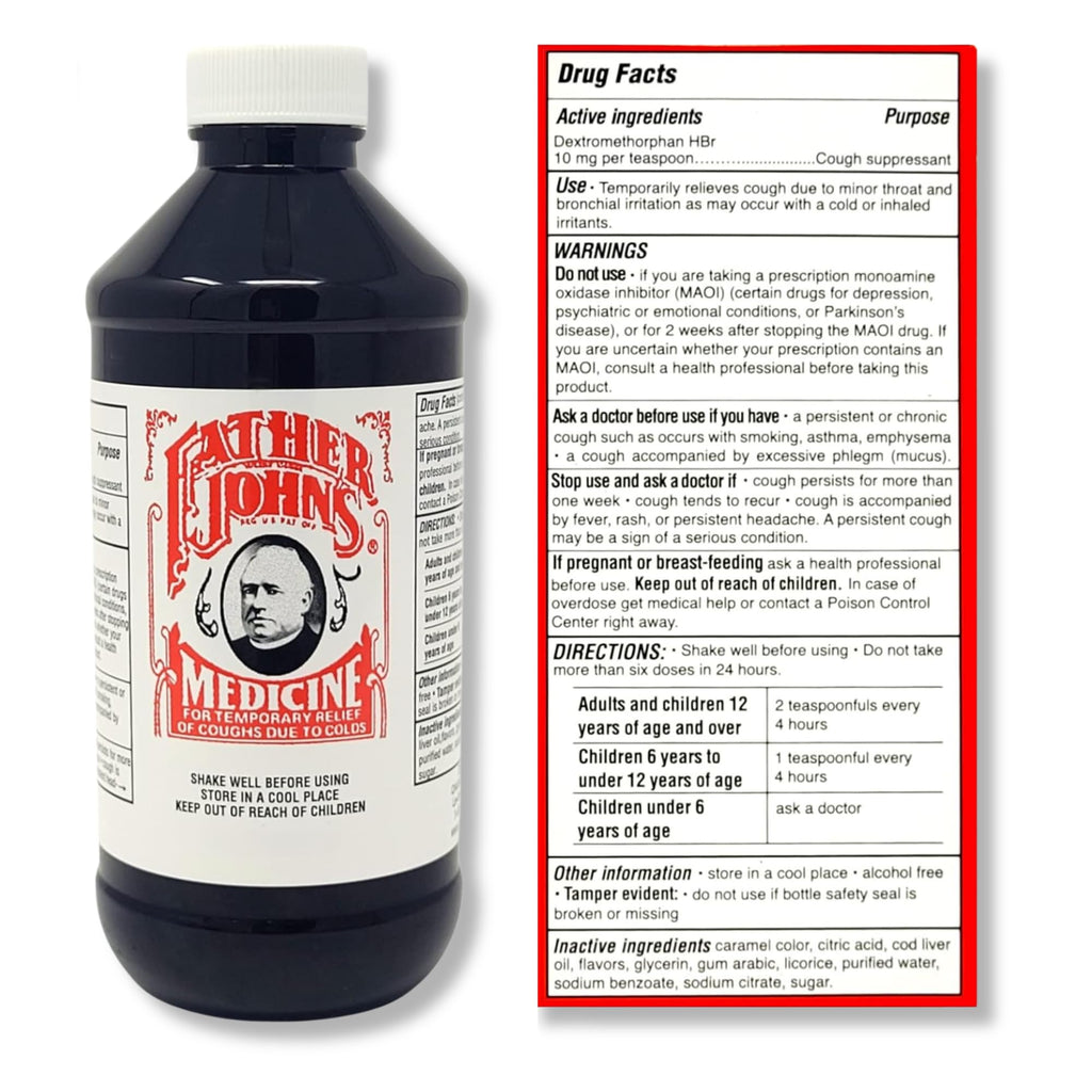 Father Johns Alcohol Free Cough Medicine, 4 Ounces