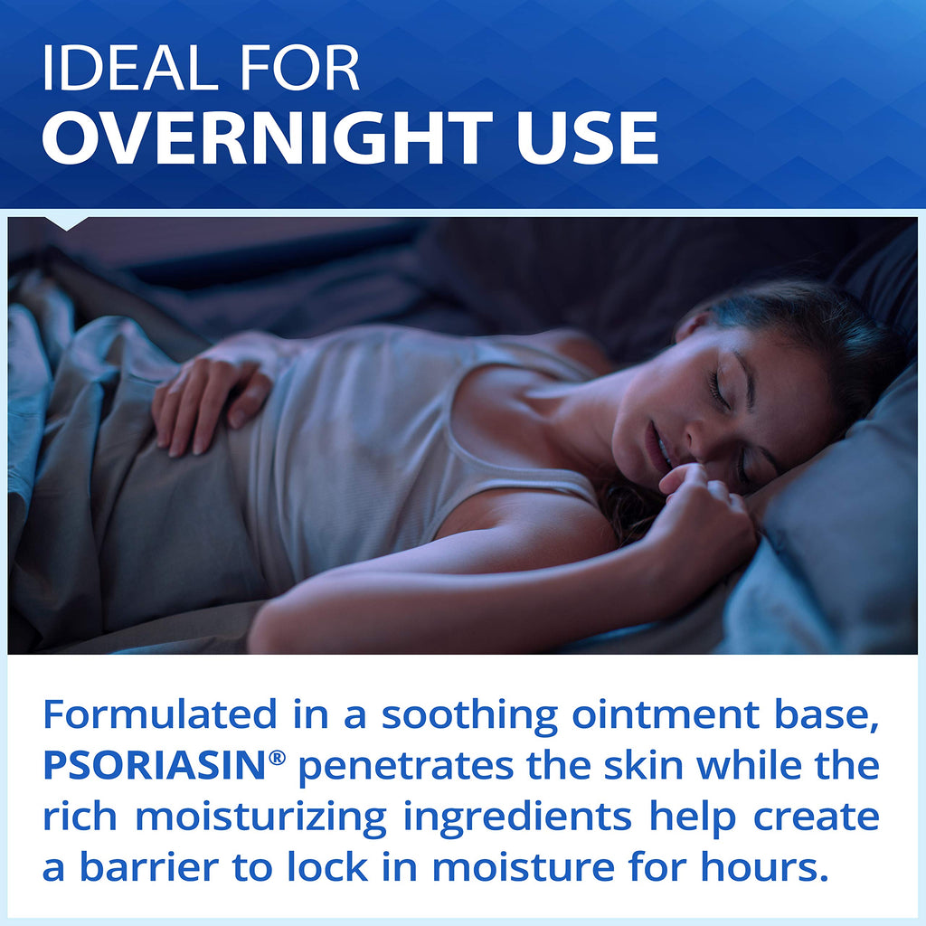 Psoriasin Deep Moisturizing Ointment - 2% Coal Tar - Stops Psoriasis Itching, Scaling, Redness - 4.2 oz