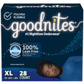 Goodnites Boys Bedwetting Underwear, Size Extra Large (95-140+ lbs), 28 Ct (2 Packs of 14), Packaging May Vary