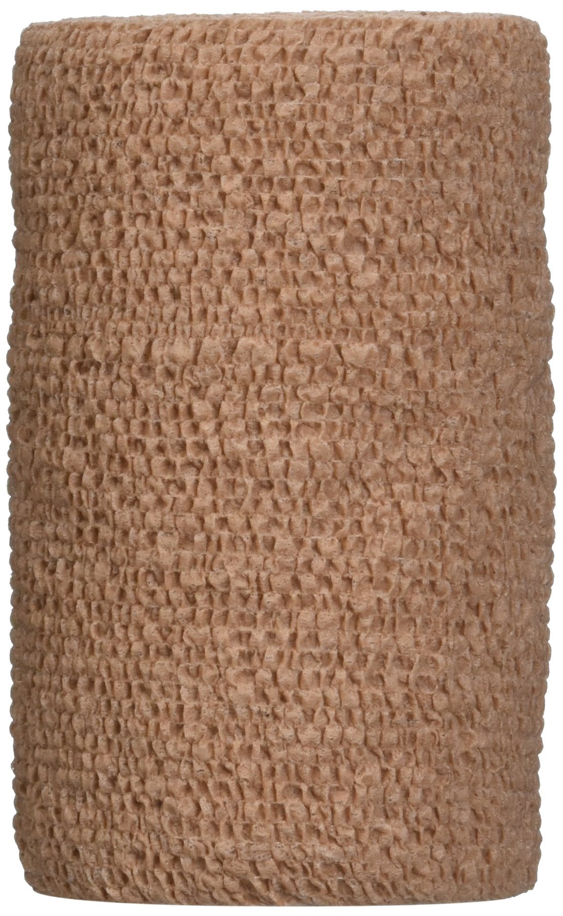 3M 1584 Health Care Coban Self-Adherent Wrap, Elastic, 5 yd. Length, 4 Width, Tan, Pack of 18