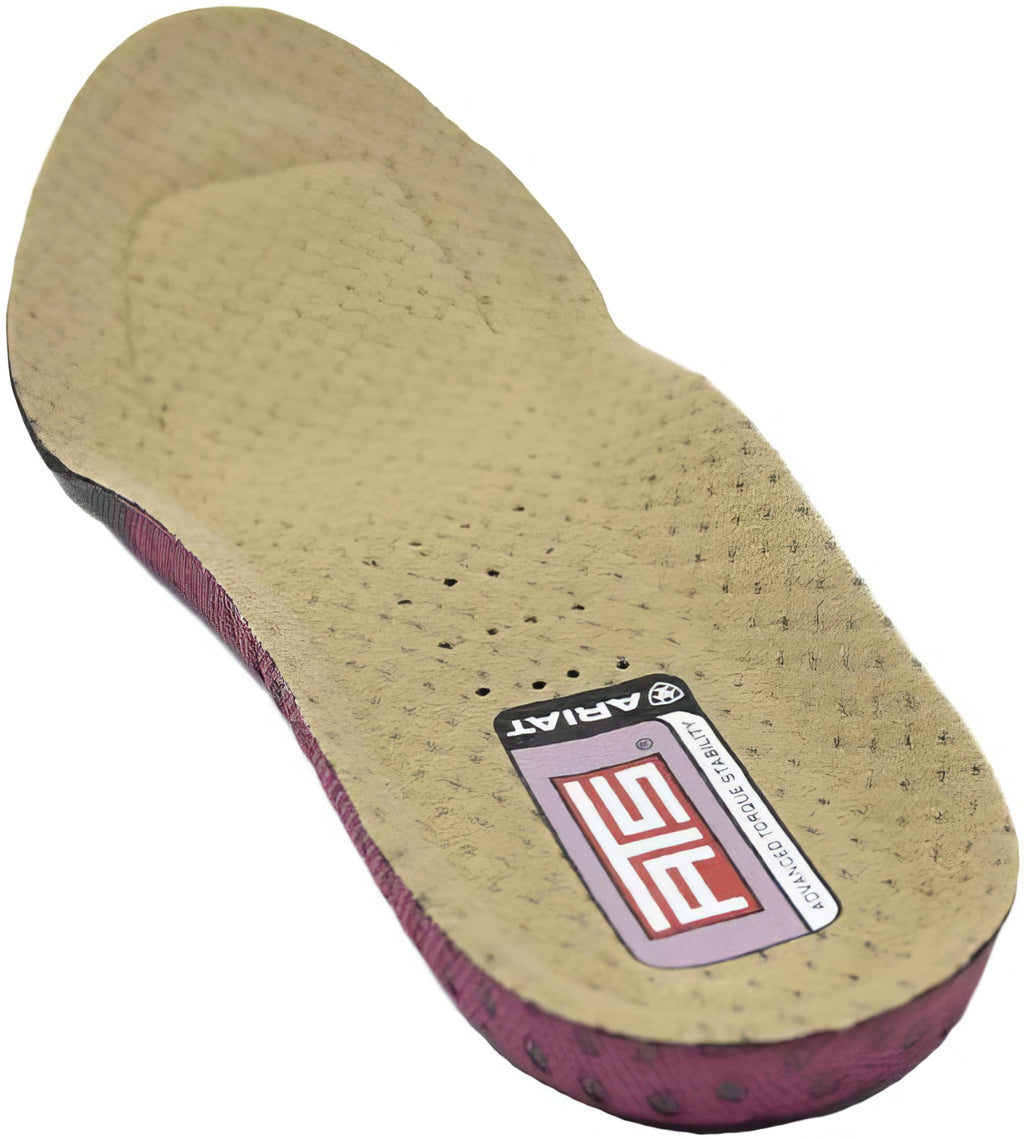 ARIAT Womens ATS Round Toe Insole Footbeds, Multicolored, 10