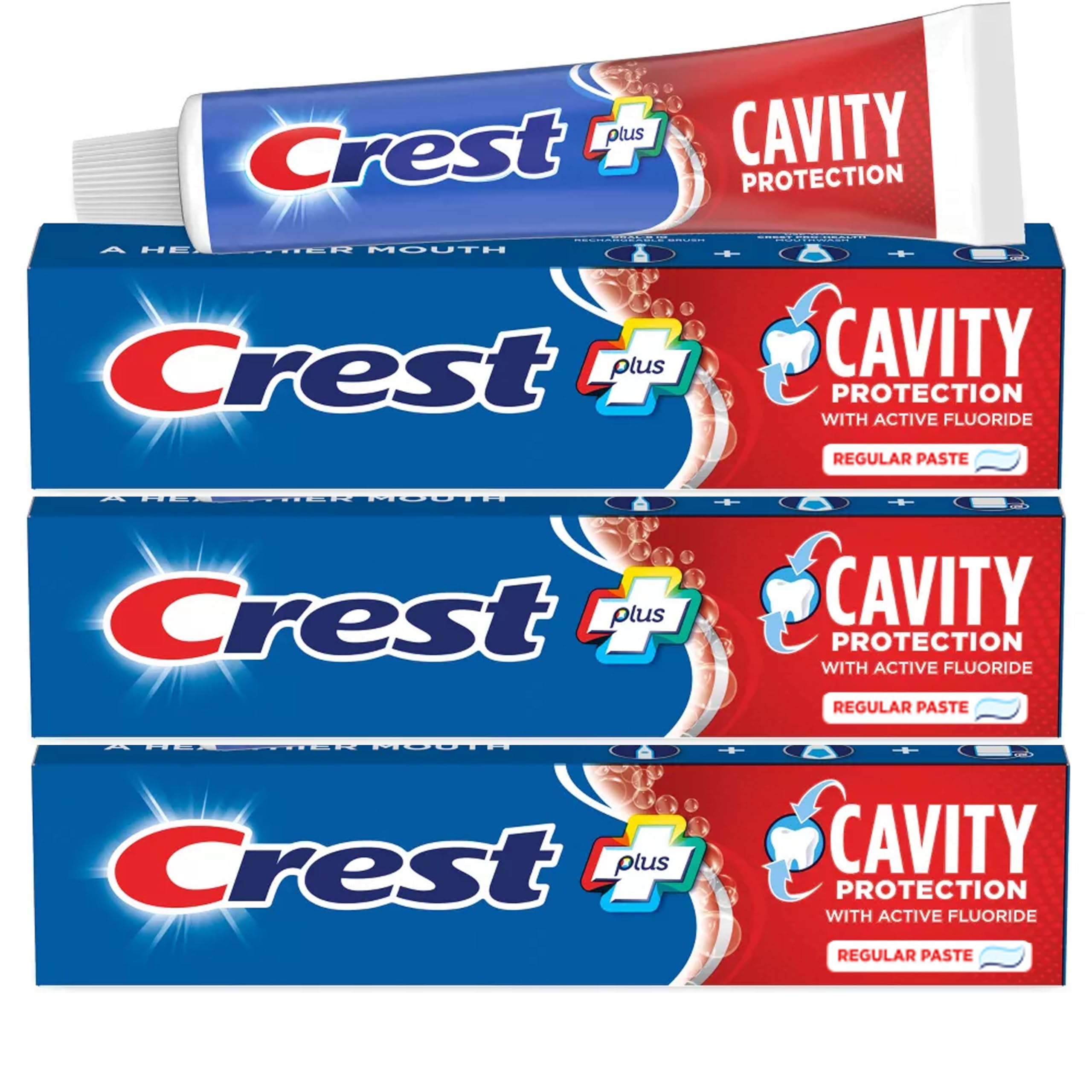 Crest Cavity Protection Regular Toothpaste 8.2 oz (232g) - Pack of 3