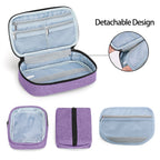 CURMIO Diabetic Supplies Bag for Glucose Meter, Medication and Other Diabetes Care Supplies, Diabetes Travel Organizer Case with