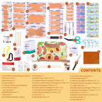 Polynew Portable First Aid Kit (151 Pcs) - Travel-Sized Emergency Care for Kids & Adults, Home, Car, Camping & Diaper Bag
