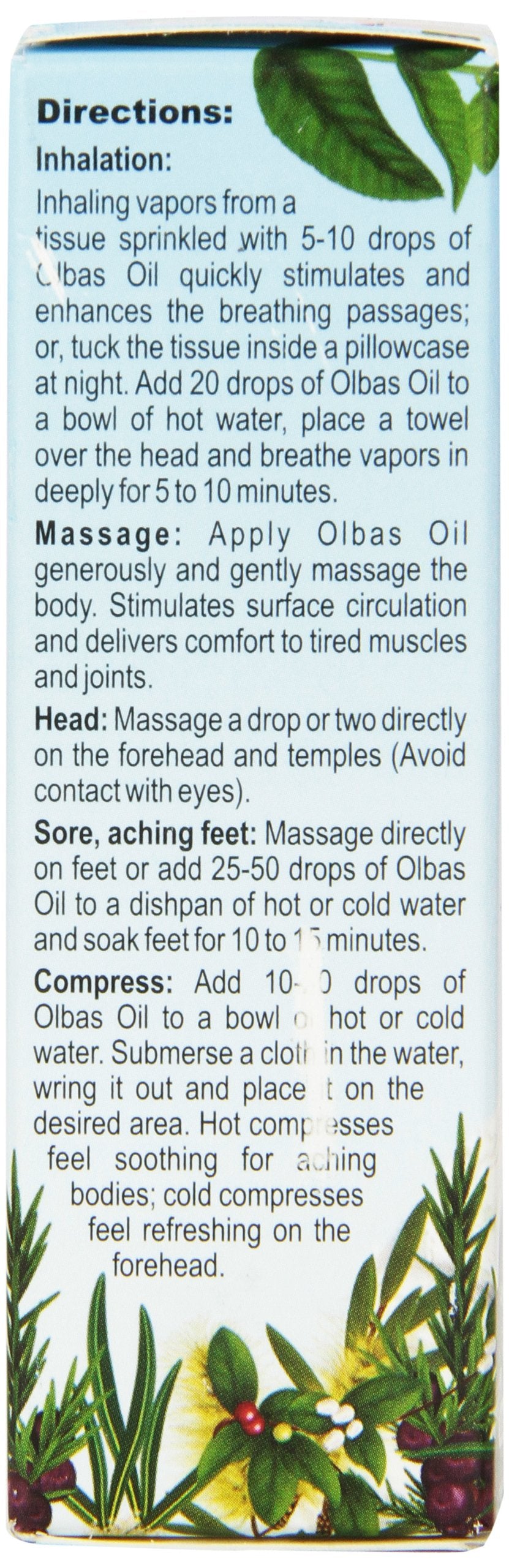 Olbas Oil Aromatherapy Inhalant and Aromatic Massage Oil, 0.95 Fl Oz