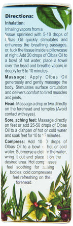 Olbas Oil Aromatherapy Inhalant and Aromatic Massage Oil, 0.95 Fl Oz