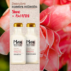 Maui Moisture Shine + Awapuhi Moisturizing Vegan Conditioner with Oils for Shiny Hair Silicone & SulfateFree Surfactant Aloe Con