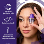 Rohto Dry Aid Lubricant Eye Drops, Fast Relief for Dry Eyes, Long-Lasting Hydration, Dry Eye Symptom Relief, Moisturizing and So