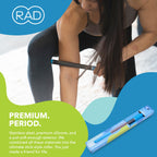 RAD Rod Mini Massage Roller Stick - Myofascial Release Roller for Legs, Shoulders, Neck, Back, Arm - Muscle Roller for Athletes