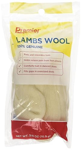 LAMBS WOOL PREMIER Size: 3/8 OZ (Pack of 3)
