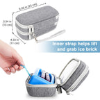 ProCase Insulin Cooler Travel Carrying Case, Portable Diabetes Cold Medication Organizer with Ice Brick, Upgraded Chill Pill Ins