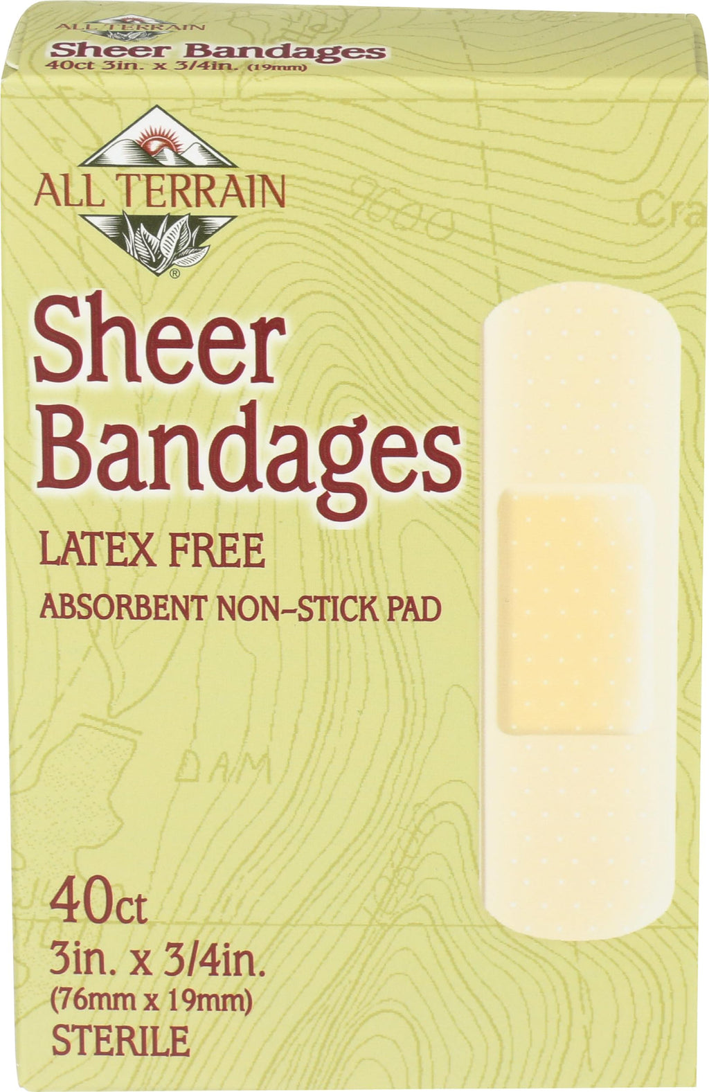 ALL TERRAIN Sheer Bandages, 40 CT