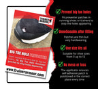 Trainer Armour - Big Toe Hole Preventer, self-Adhesive Patches with a Clever applicator - Shoe Toe Burst Toe Box Blowout Prevent