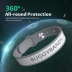 BuggyBands Mosquito Repellent Bracelets, 6 Pack Silicone Mosquito Repellent Bands with DEET Free, Natural & Waterproof Bug Wrist