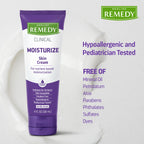 Medline Remedy Clinical Skin Cream, Vanilla Scent (4 fl oz), Moisturizing Face and Body Cream for All Ages, Paraben & Sulfate Fr
