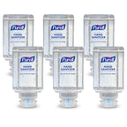 Purell Advanced Hand Sanitizer Gel ES1 Push-Style Hand Sanitizer Dispenser, 450 mL refill bottle (Pack of 6) - 4450-06