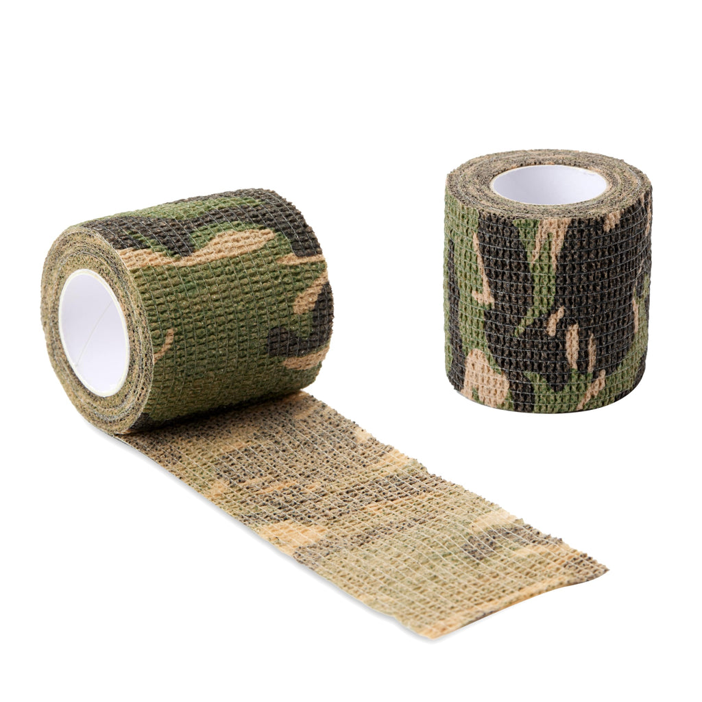 BISIBITA2 Sensi Wrap Grip Cover Sports Self Bandage Rolls 2-inch x 5-Yards 24pcs (Jungle Camo)