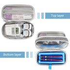 ProCase Insulin Cooler Travel Carrying Case, Portable Diabetes Cold Medication Organizer with Ice Brick, Upgraded Chill Pill Ins