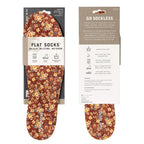 FLAT SOCKS No Show Socks, Sockless Shoe Liner, No Slipping, No Stinking, Washable Barefoot Shoe Insert for Men and Women, Becky