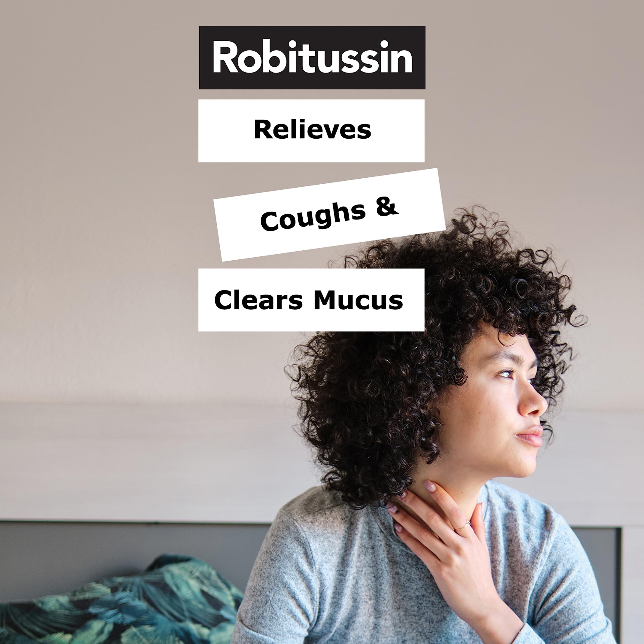 Robitussin Maximum Strength Cough + Chest Congestion DM And Maximum Strength Nighttime Cough DM, Cough Medicine For Adults, Berr