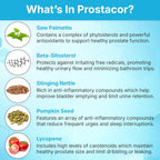 Prostacor Natural Prostate Support Supplement - Non-GMO, Vegan, Gluten-Free