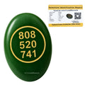 Certified Green Zibu Symbols Crystal For Money  Lucky Stone 808520741 Zibu Coin  520741 Stone For Money, Wealth, Abundance And