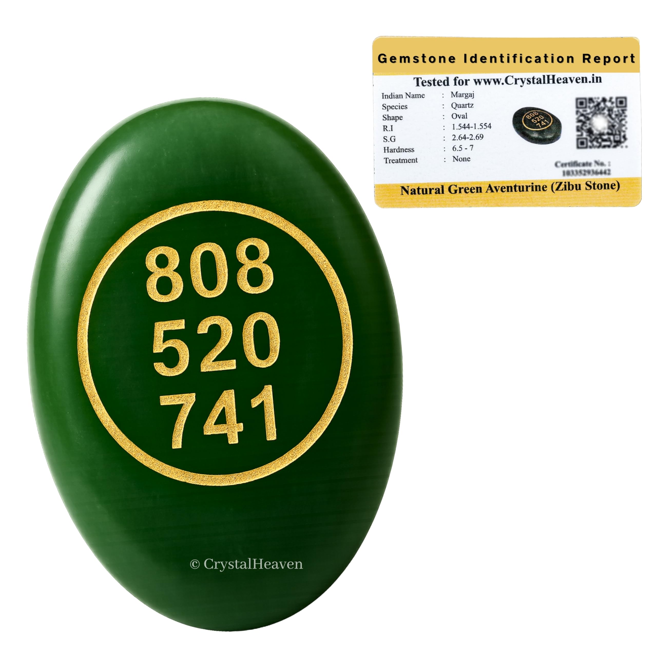 Certified Green Zibu Symbols Crystal For Money  Lucky Stone 808520741 Zibu Coin  520741 Stone For Money, Wealth, Abundance And