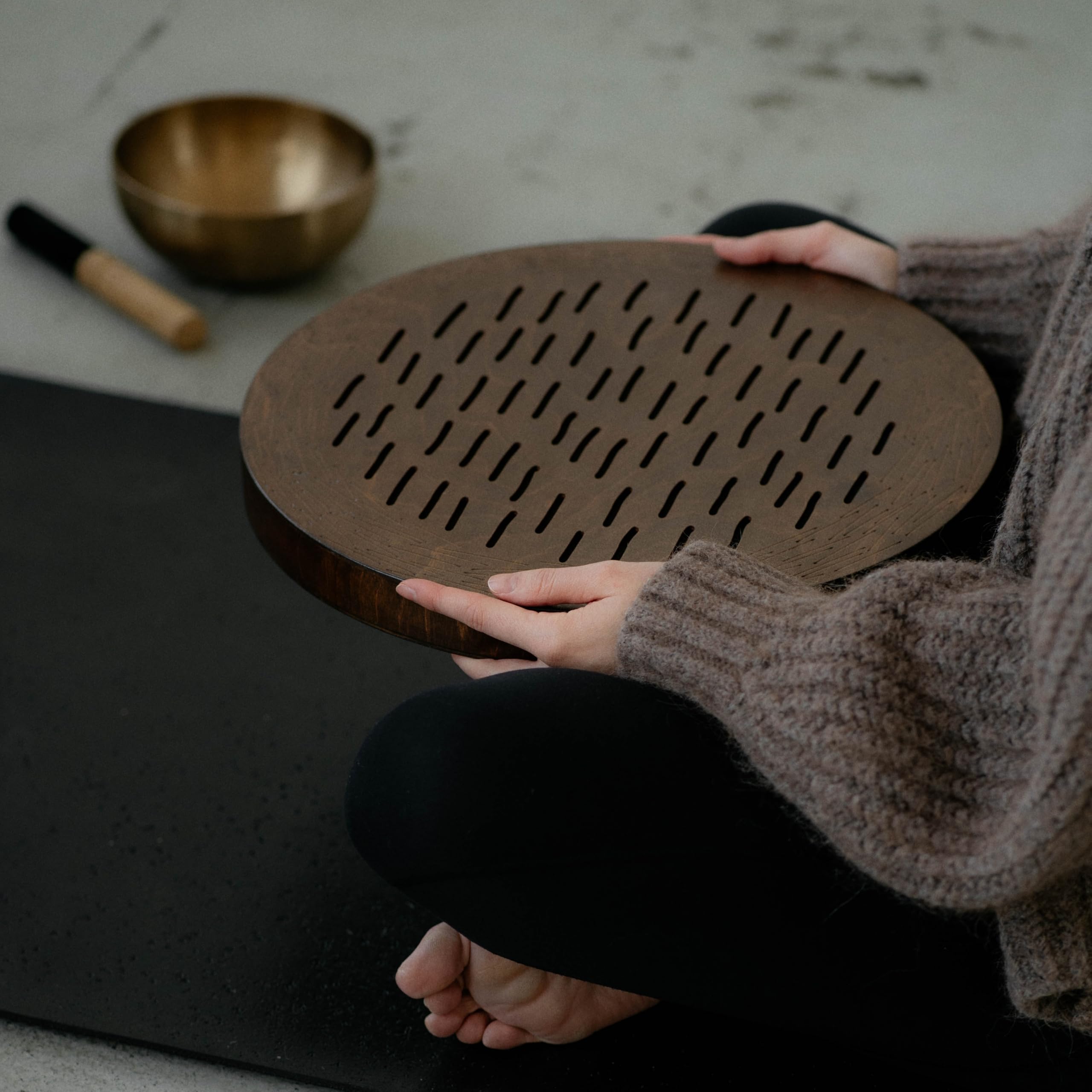 Rain Disk Water-Fall 16 inch | Sound Healing Instrument | Relaxing Water Sound | Ocean Drum | 60 Seconds Long Meditative Sound