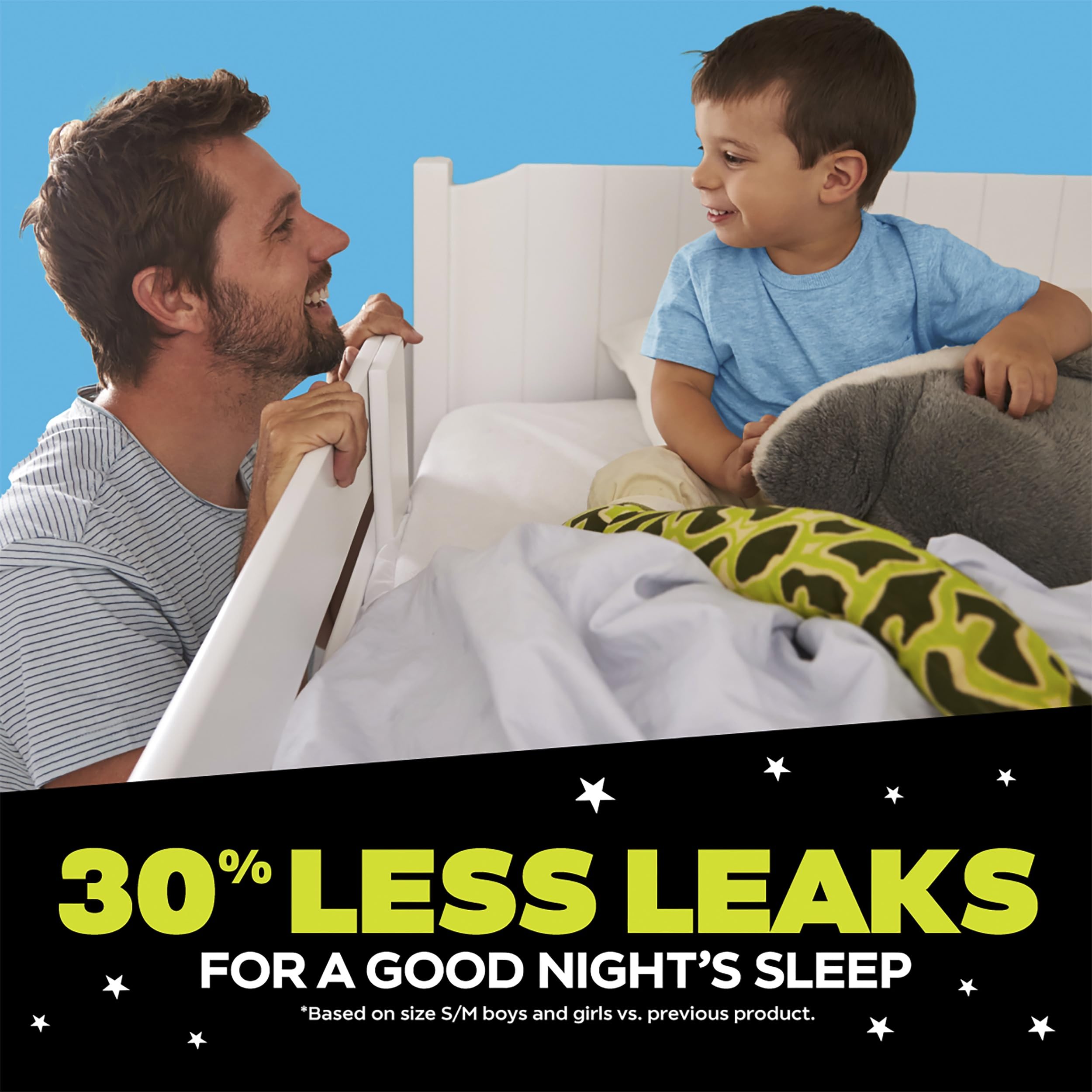 Ninjamas Boys Bedwetting Nighttime Underwear Boys - Size S/M (38-70 lbs), 14 Count, Overnight Protection, Ultra Absorbent, Hypoa