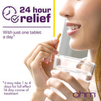 Ohm Esomeprazole Magnesium Delayed Release Capsules 20mg - Frequent Heartburn & Acid Reflux Relief, 24 Hour Chest & Stomach Acid