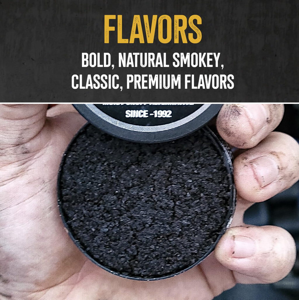 5 Cans, BaccOff Original Fine Cut, Black Tea Base with Bold, Smoky Flavors