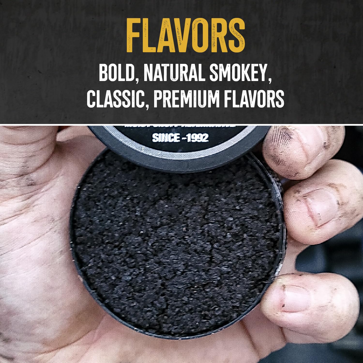 5 Cans, BaccOff Original Fine Cut, Black Tea Base with Bold, Smoky Flavors