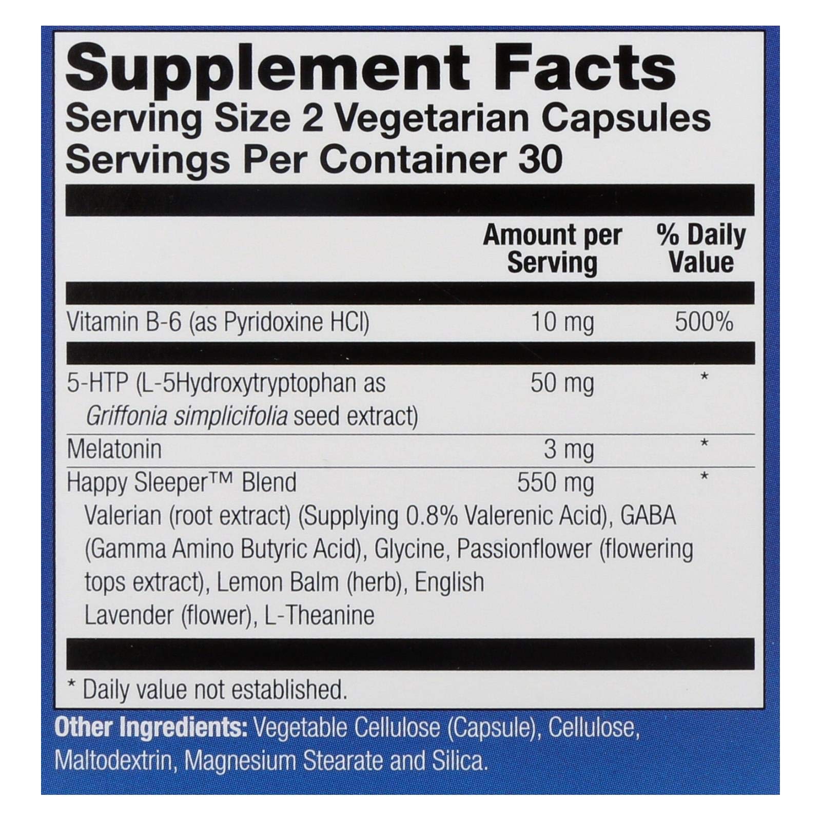 Natural Balance Happy Sleeper, 60 cap