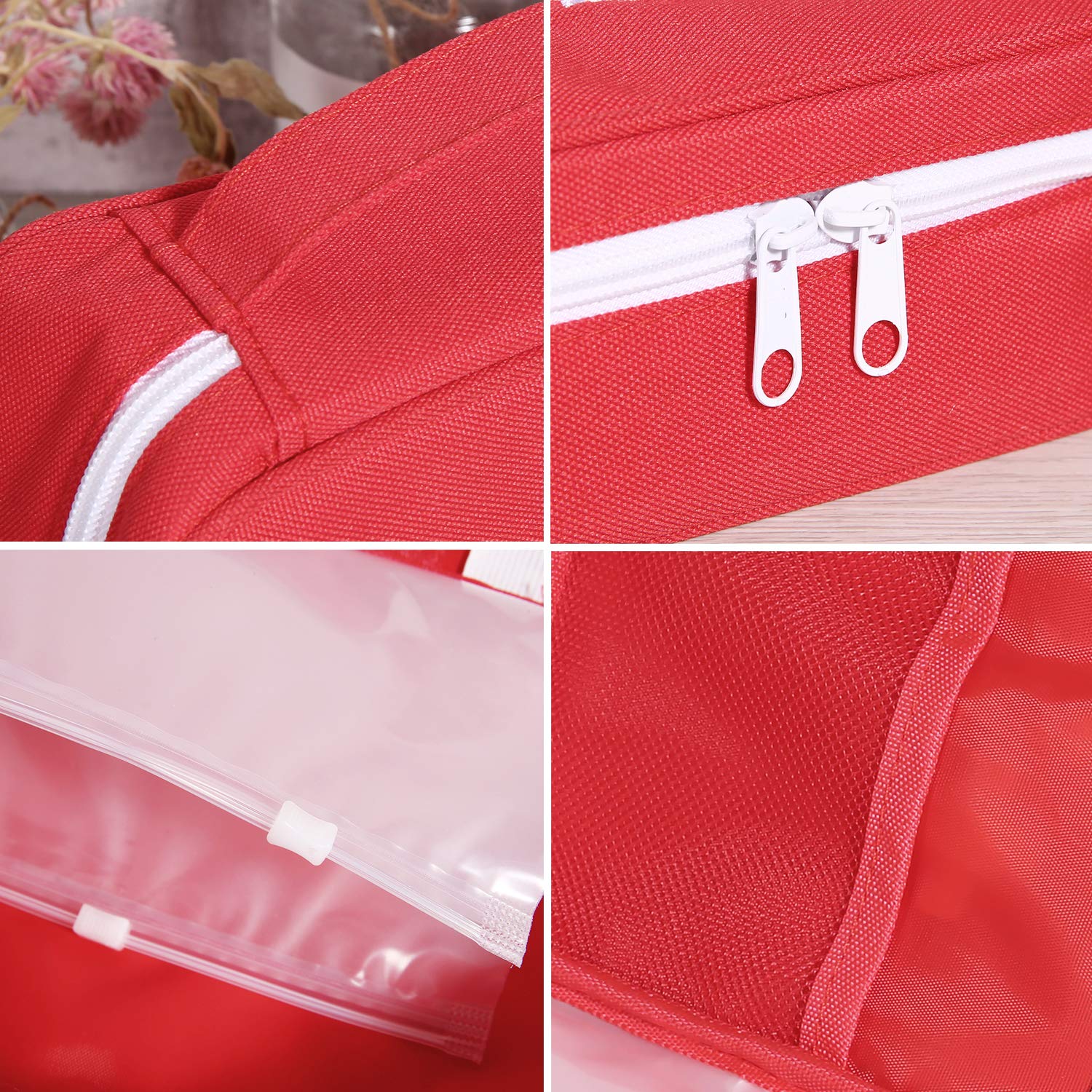 Ellsang First Aid Bags Empty, Portable Travel Medicine Bag for Camping Hiking Vehicle Motorcycle, Empty First Aid Bag for Home E