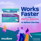 Imodium Multi-Symptom Relief Caplets, Loperamide Hydrochloride & Simethicone Anti-Diarrheal Medicine for The Relief of Diarrhea,