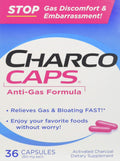 CharcoCaps 260 mg Capsules 36 ea (Pack of 3)