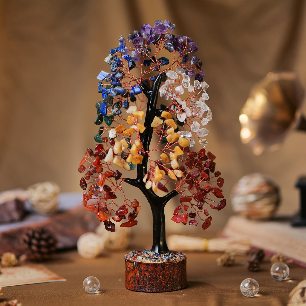 Chakra Crystal Tree, Gem Stones And Crystals, Spiritual Decor, Crystal Tree Of Life, Home Decor Gifts, Crystals Tree, Money Tree