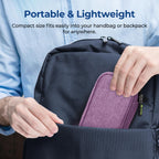 AUVON Insulin Pen Cooler Travel Case with 2 * 90g TSA Approved Ice Packs, Diabetic Medication Insulated Cooling Bag for Insulin