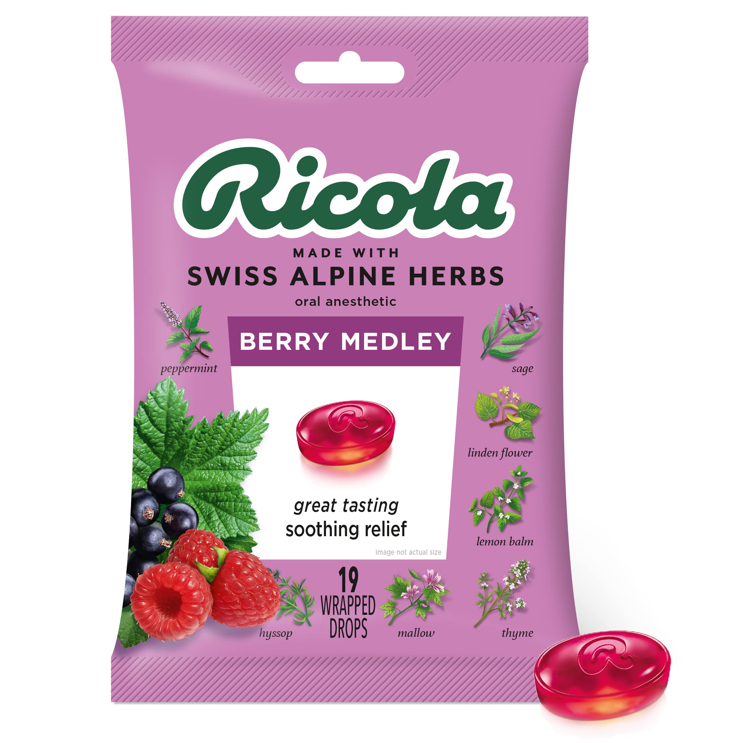 RICOLA THRT DRP BRY MDLY ( 12 X 19 CT   )