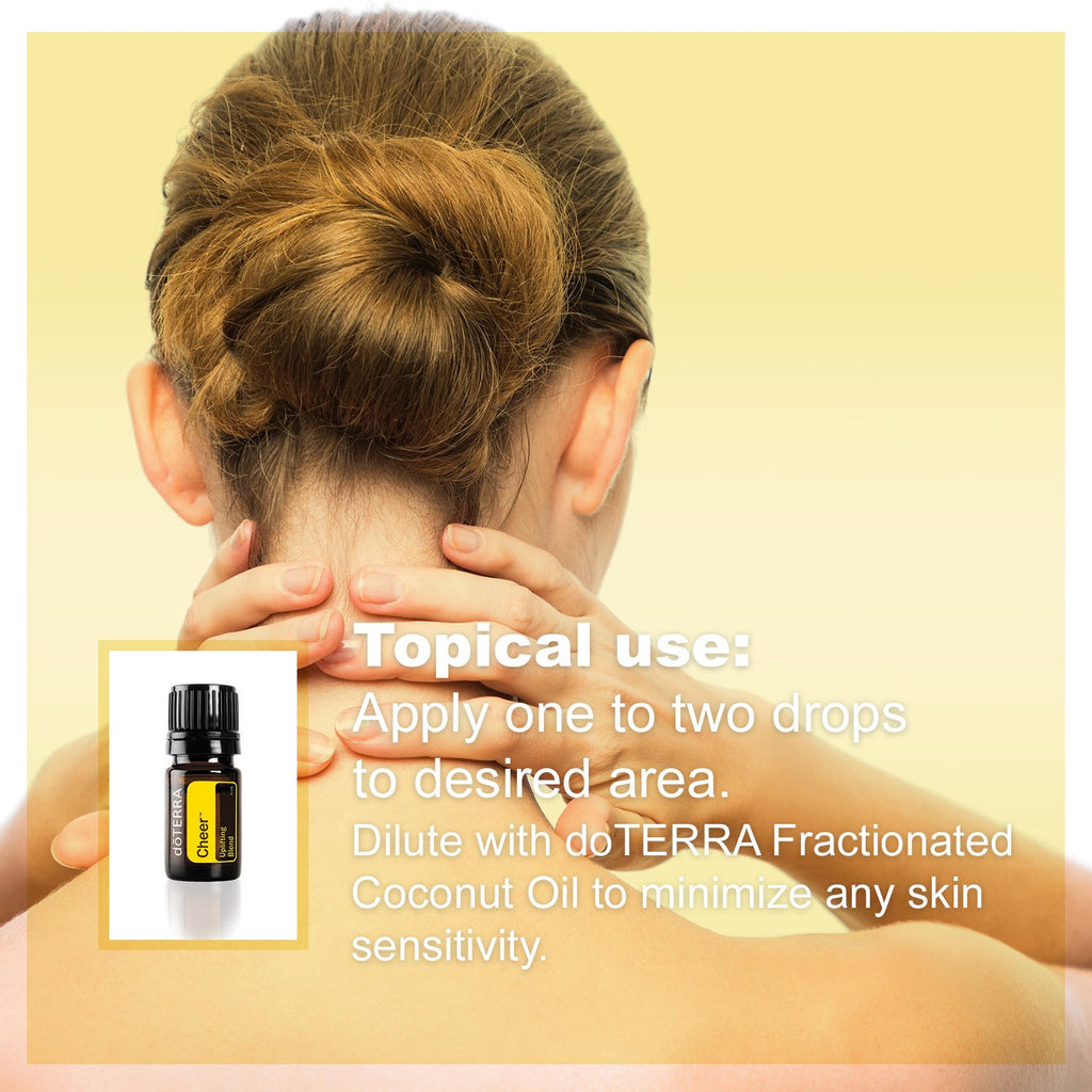 doTERRA - Cheer Essential Oil Uplifting Blend - Optimistic Aroma Promotes Feelings of Cheerfulness and Happiness, Counteracts Ne