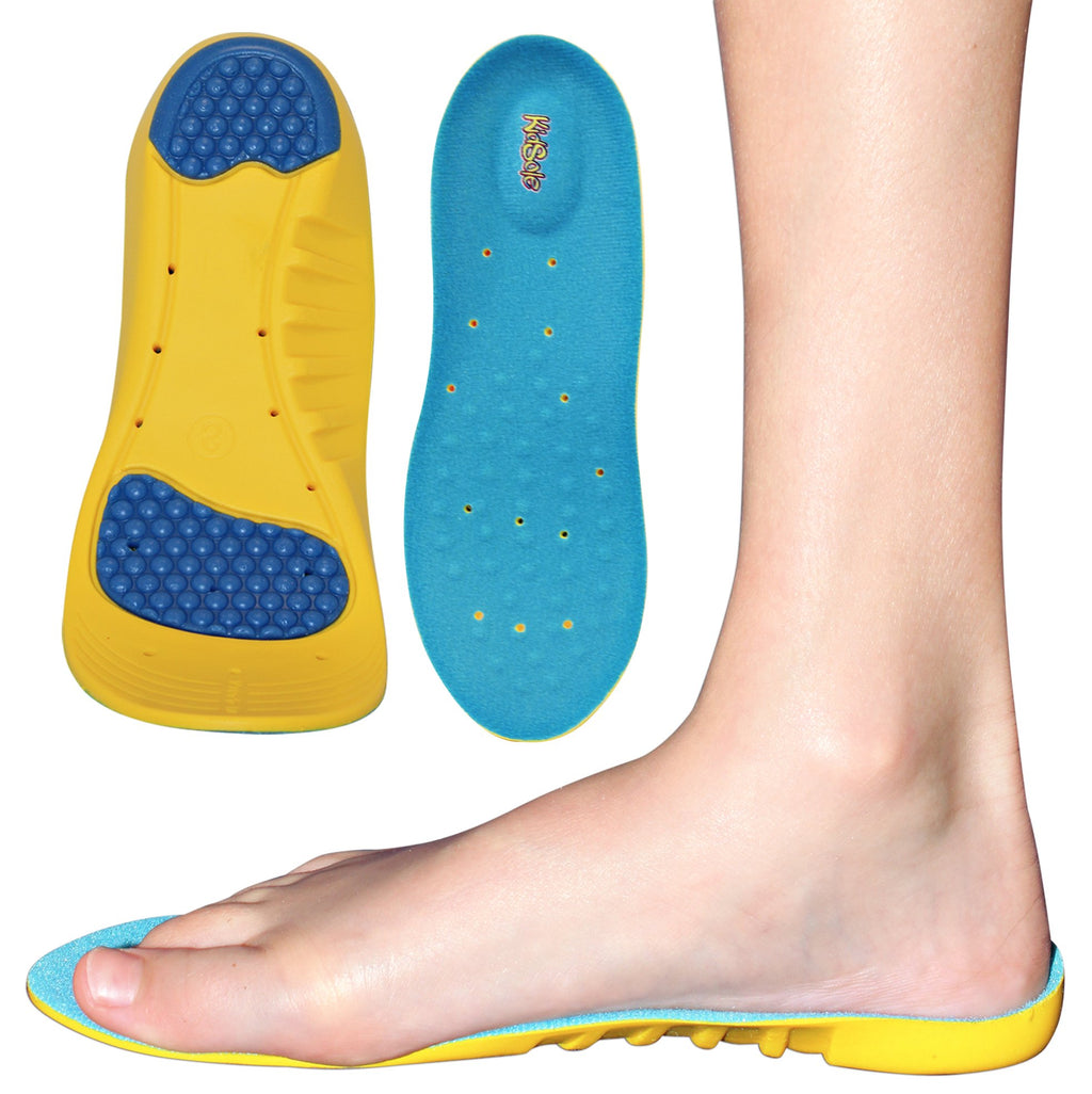 Childrens Athletic Memory Foam Insoles For Arch Support and Comfort for Active Children ((26 CM) Kids Size 6.5-8.5)