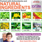 Sciatica Nerve Cream - Maximum Strength Comfort Cream for Feet, Hands, Legs, Toes, Back - Natural Ultra Strength Arnica, MSM, Me