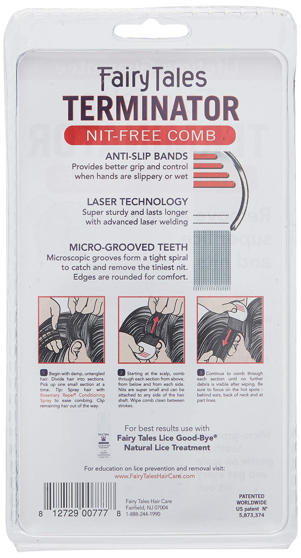 Terminator Nit-Free Comb