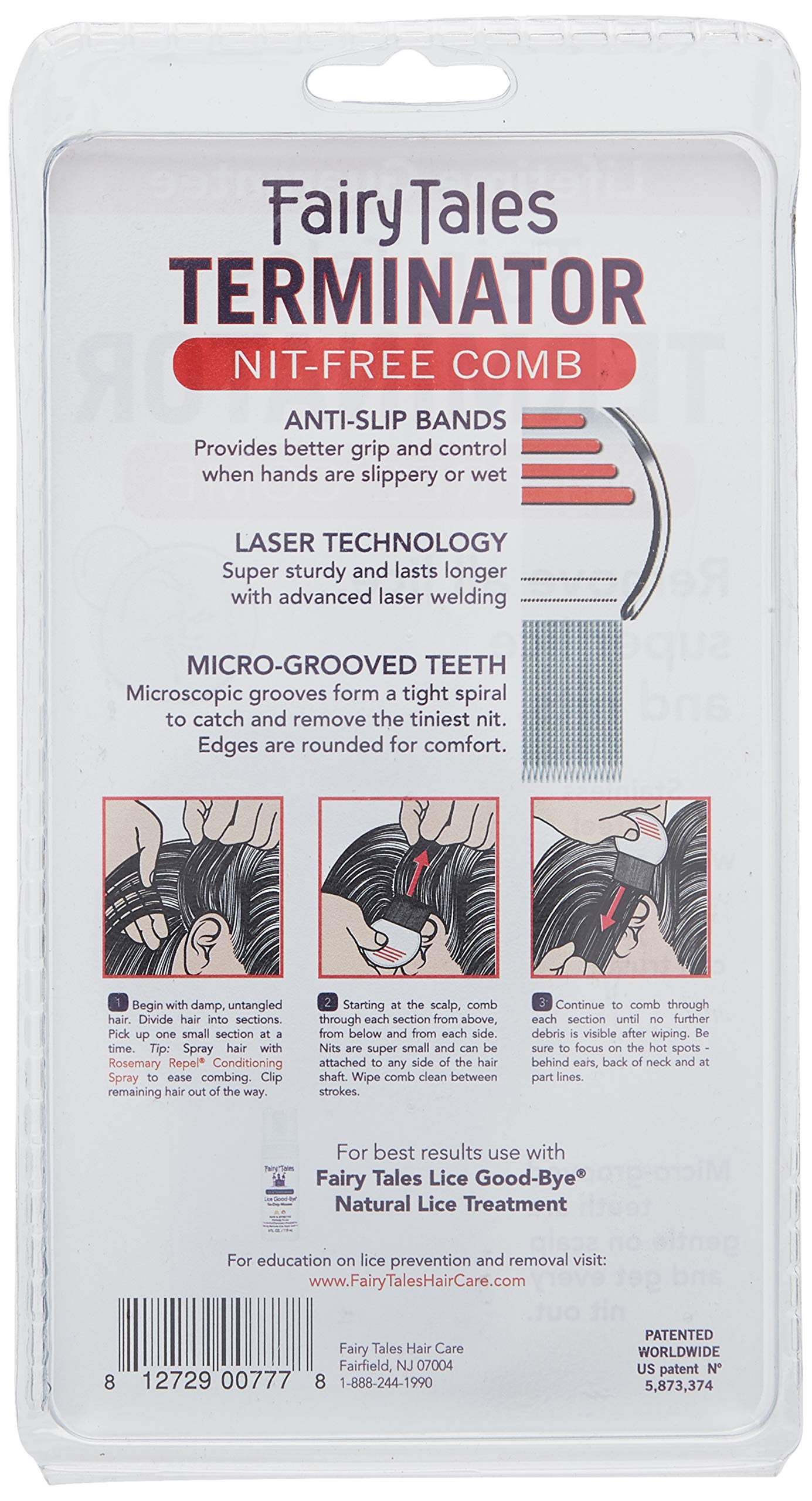 Terminator Nit-Free Comb