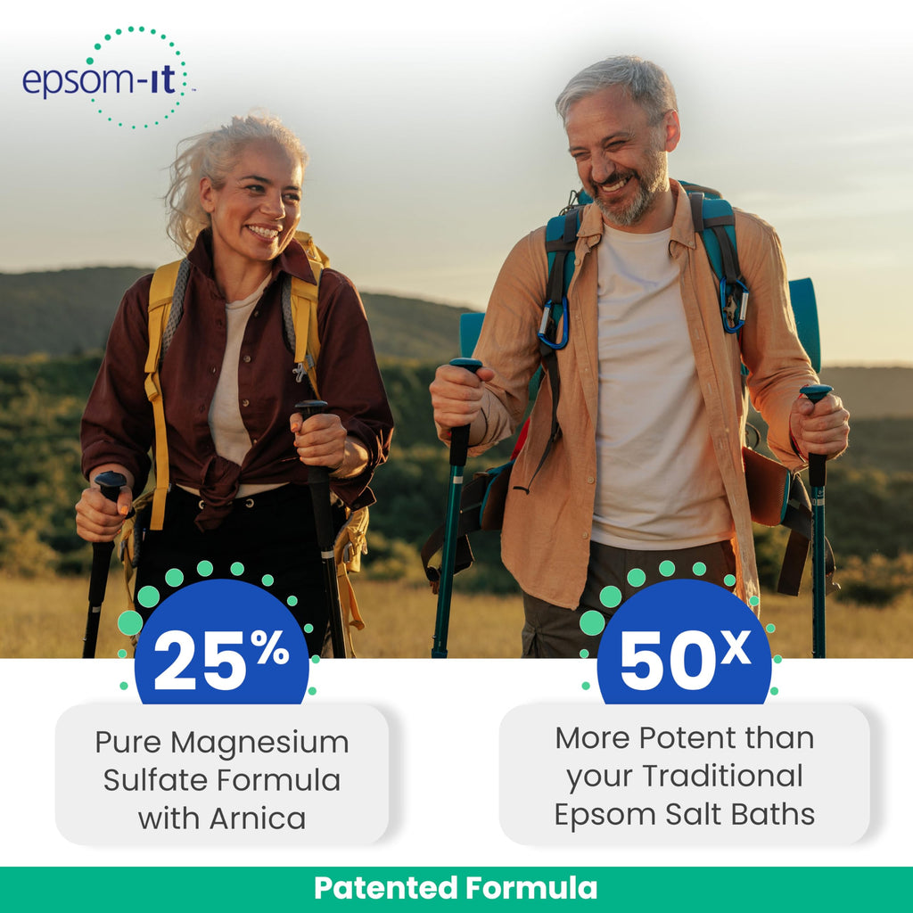 Epsom-It Soothing Nerve Lotion - Epsom Salt Magnesium Lotion, Topical Magnesium Cream with Capsaicin & Arnica to Provide Comfort