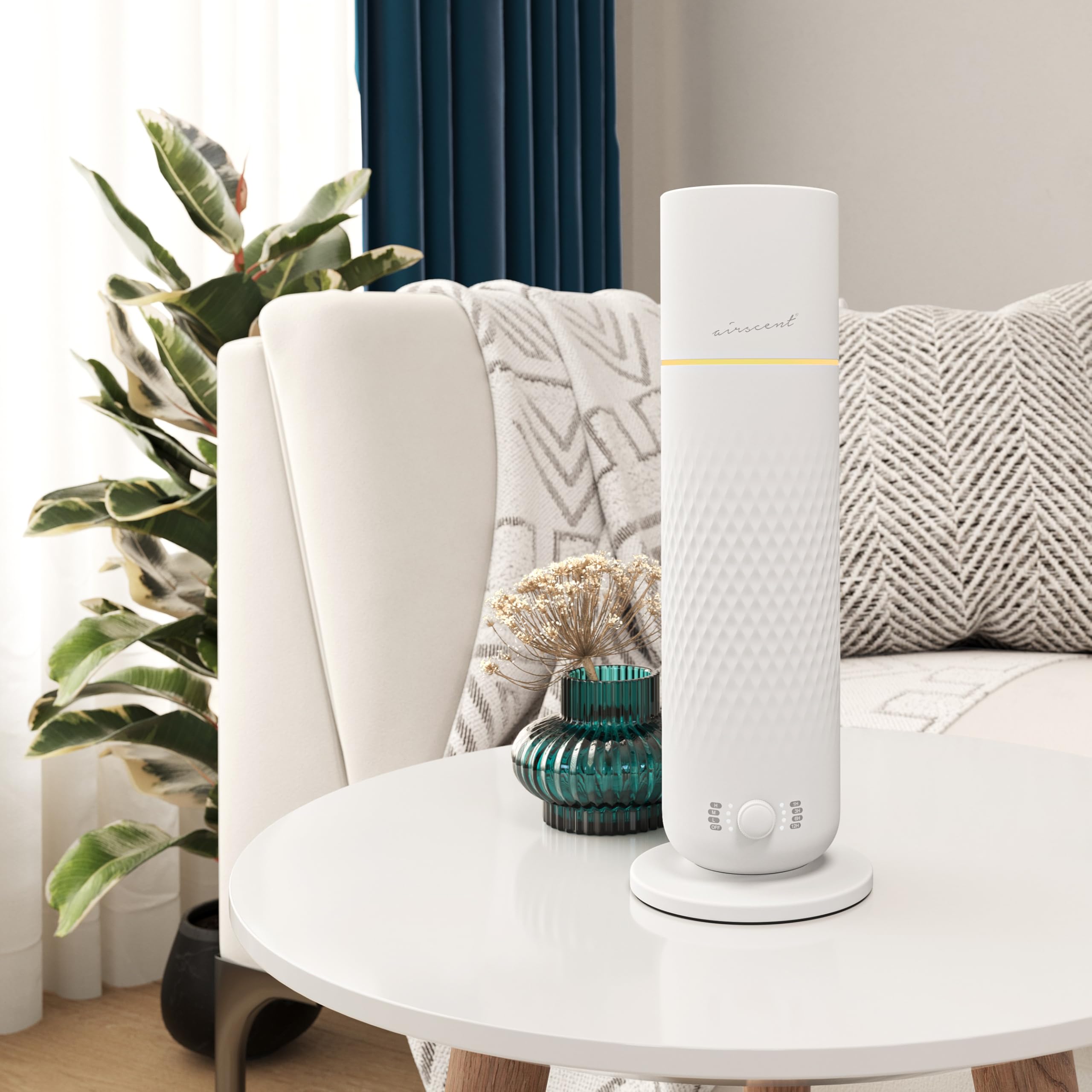 The AirScent Waterless Diffuser - Cold Air Scent Diffuser Oil Machine for Homes, Offices, Hotels and Spas - Fragrance Oil Aromat