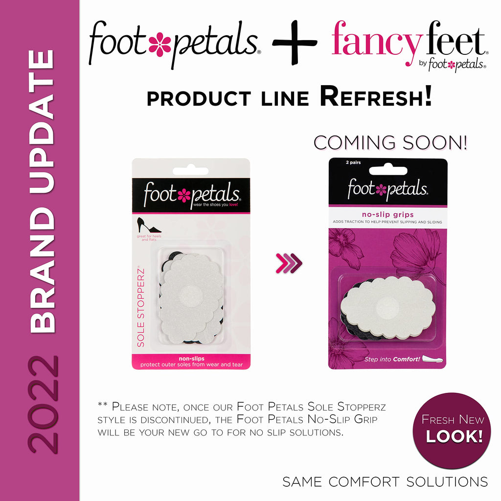 Foot Petals No Slip Grips, Traction Pads, Prevent Shoe Sliding in Womens Heels, Pumps, Boots, Wedges, Flats, Sandals