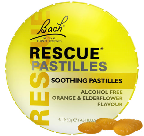 RESCUE Pastilles Orange and Elderflower 50 g