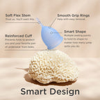 Saalt Menstrual Cup - Reusable Period Cup - Made for Comfortable, Leak-Free Protection Up to 12 Hours - BPA & Latex Free - Inclu